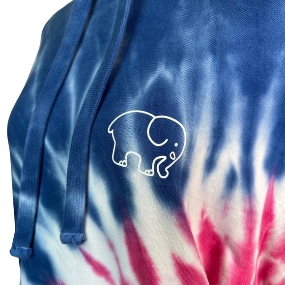 Ivory Ella Heritage Midnight Burst Tie Dye OVERSIZED Hoodie Size Small - Picture 4 of 15